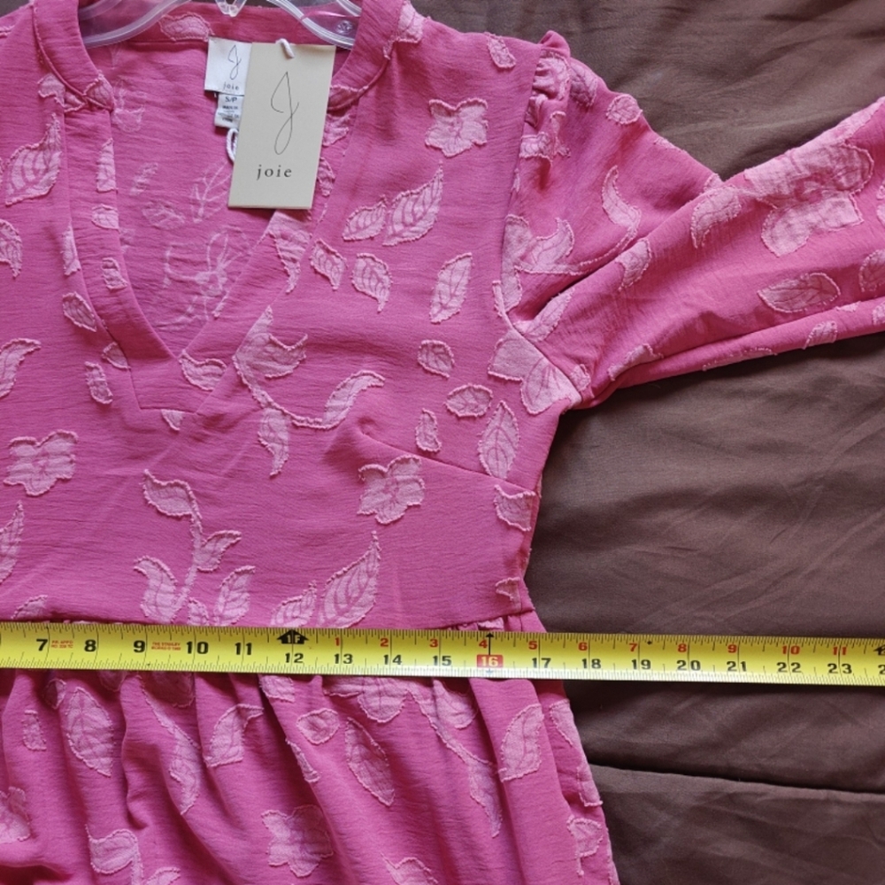 Pink Floral Tiered Dress - Picture 8 of 11